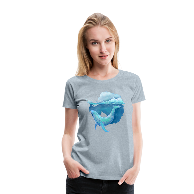 Women’s Premium T-Shirt - heather ice blue